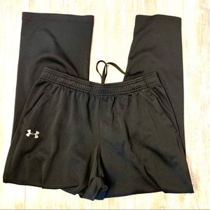 Under Armour Men’s Black Athletic Pants, Size L.